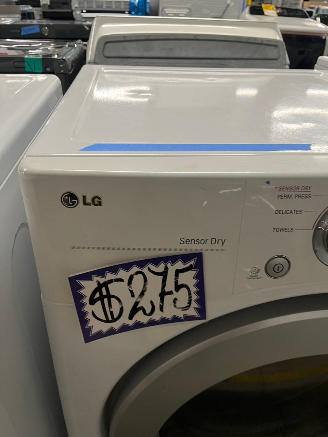 -🔥Black Friday ‼️LG sensor Dry front load stackable electric 220v dryer in white  27" #EDLG44B-TR