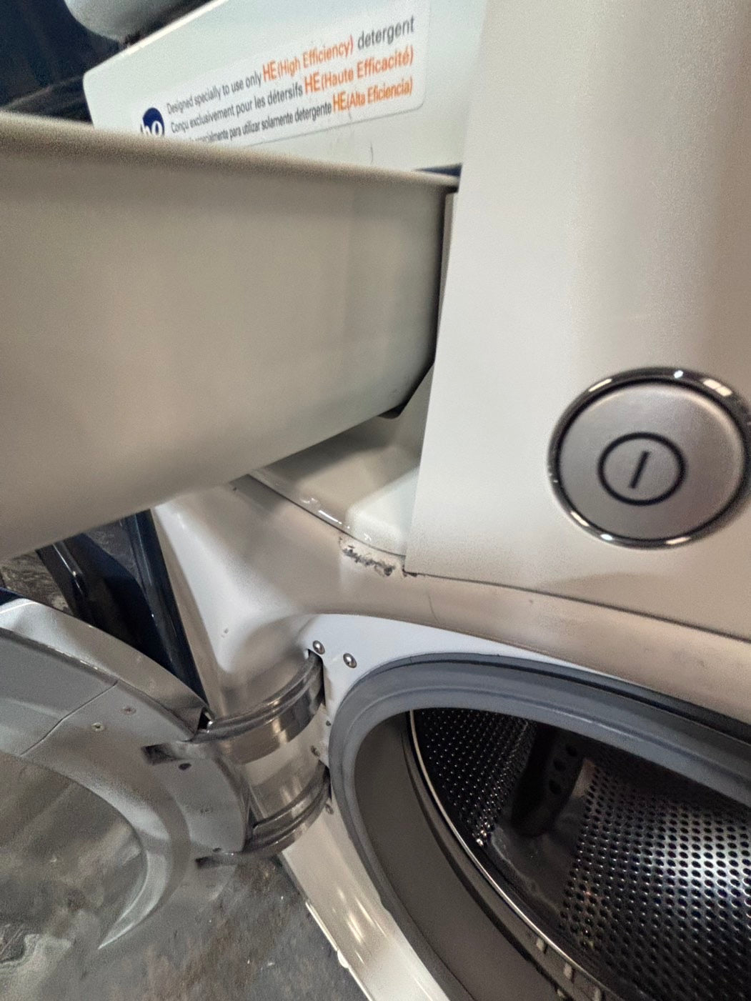 } special🎉LG  washer & dryer set electric 220v front load stackable or side by side - sensor dry , working 💯  with warranty , in white color   #SPM16SET