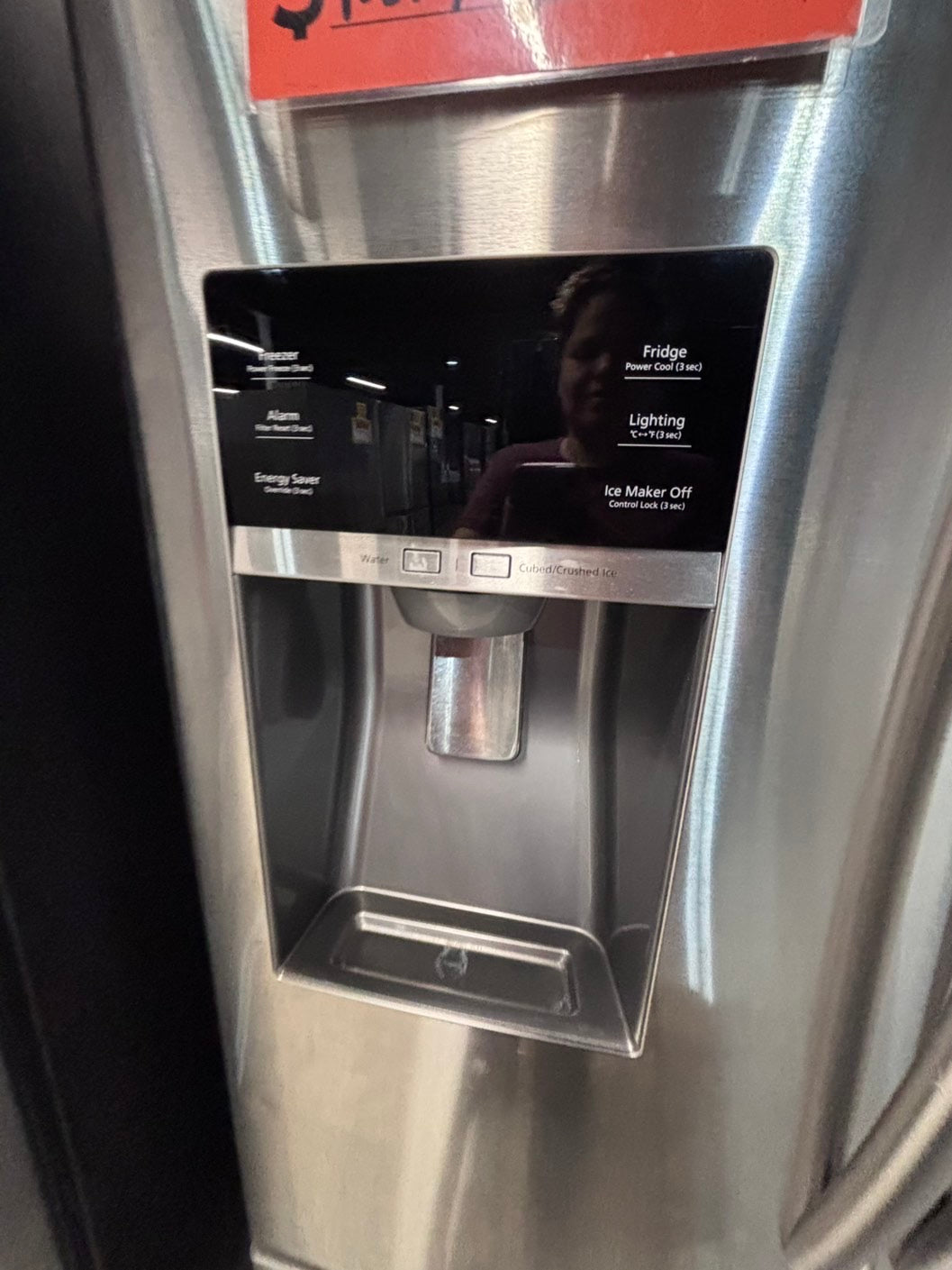 >*36”samsung counter depth French doors  fridge  stainless steel (ice maker & water doesn’t work) doesn’t affect on the others functions. 36” #SA24MAB