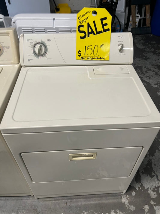💥FLASH SALE⚡️Whirlpool Top load  electric 220v dryer side x side #DEL23B