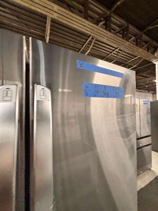 >special🎈LG New open box 📦 Refrigerator with ice maker & water dispenser - Stainless Steel #RZ23SSB