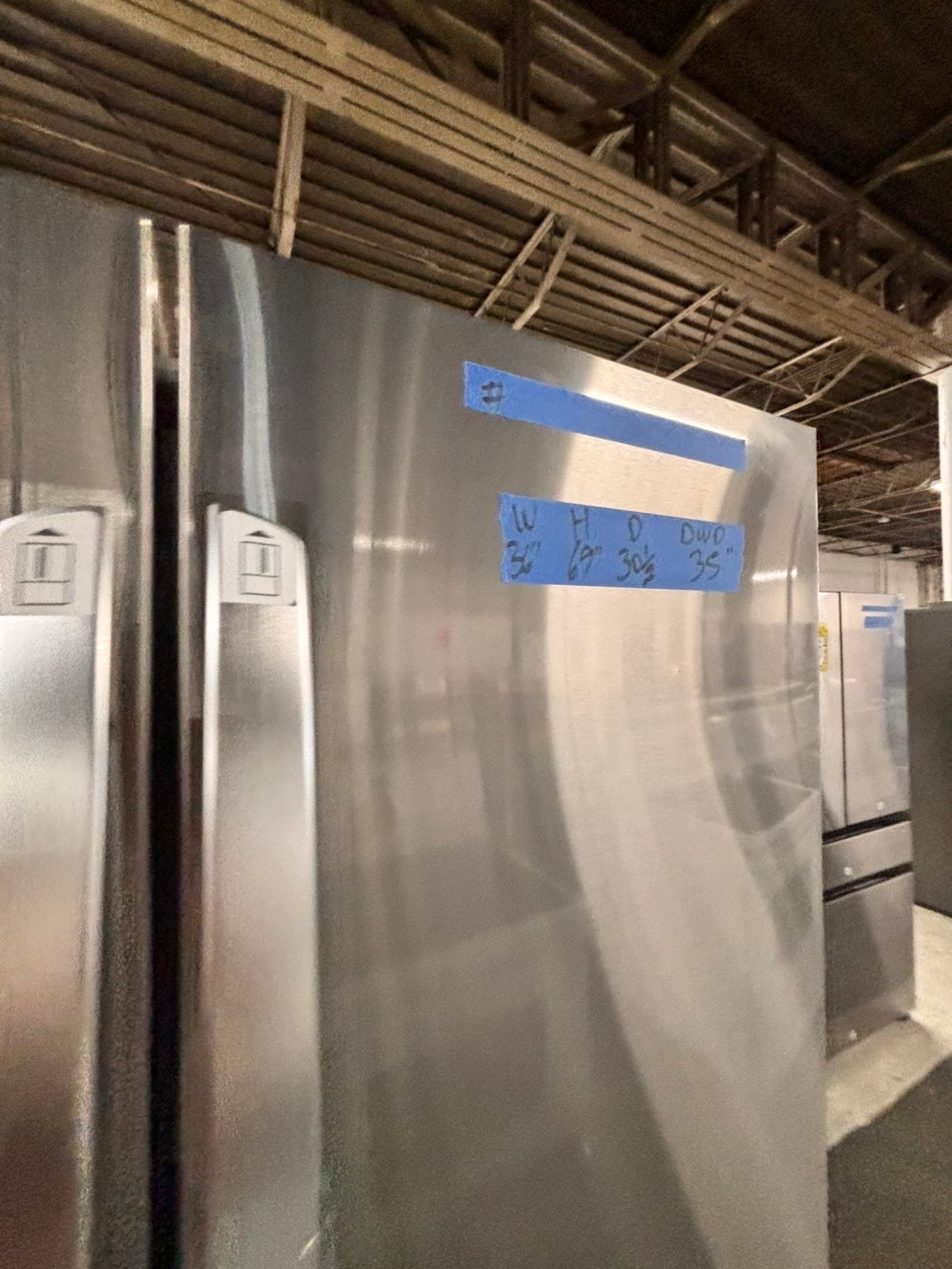 >special🎈LG New open box 📦 Refrigerator with ice maker & water dispenser - Stainless Steel #RZ23SSB