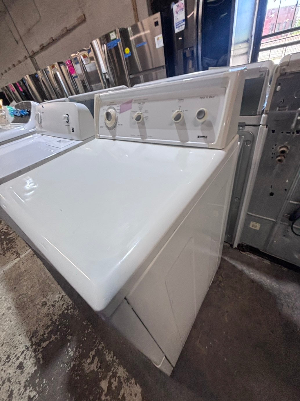 >*special🔥Kenmore 27” large capacity electric dryer 220v side by side used-refurbished #KE27G2B