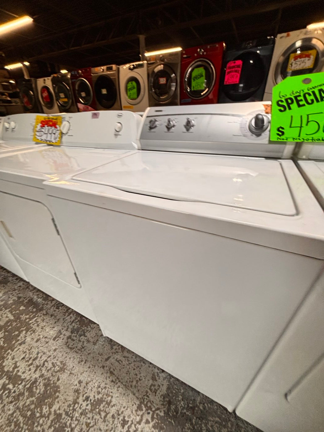 }}sale💥Kenmore top load washer with agitator & electric dryer 220v  set   top load side by side working 💯  with warranty top load side by side #TLSD61YB
