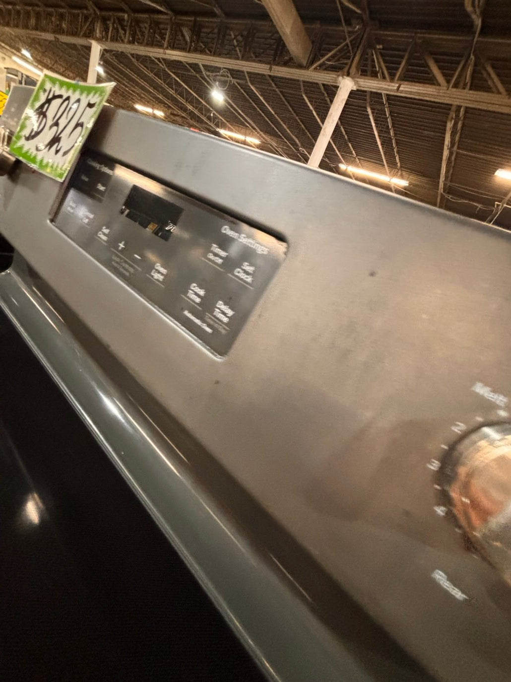 }} special🔥GE  electric 220v glass top range bake Broil roast self clean oven slate-color working 💯  with warranty ! 30" used-Refurbished #GTA1S1B