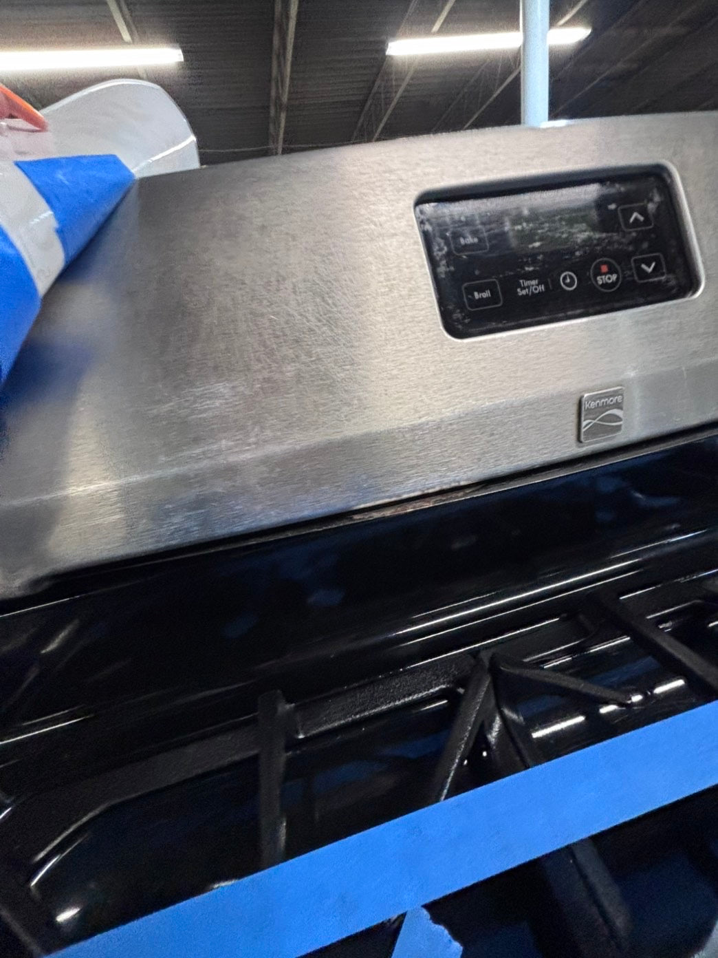 >>special🔥kenmore Gas range 5 burner  bake ,broil Hi/Lo self clean in stainless steel used-Refurbished 30” #KGZ5SB