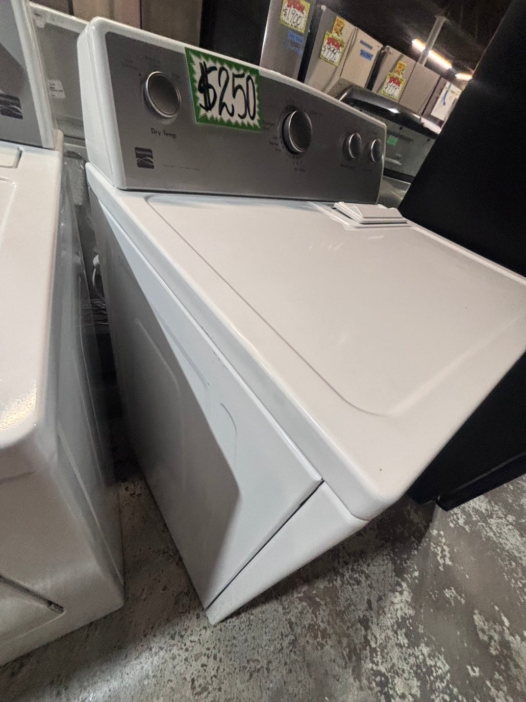 >kenmore  29” large capacity electric dryer 220v side by side used-refurbished #KDE545PB