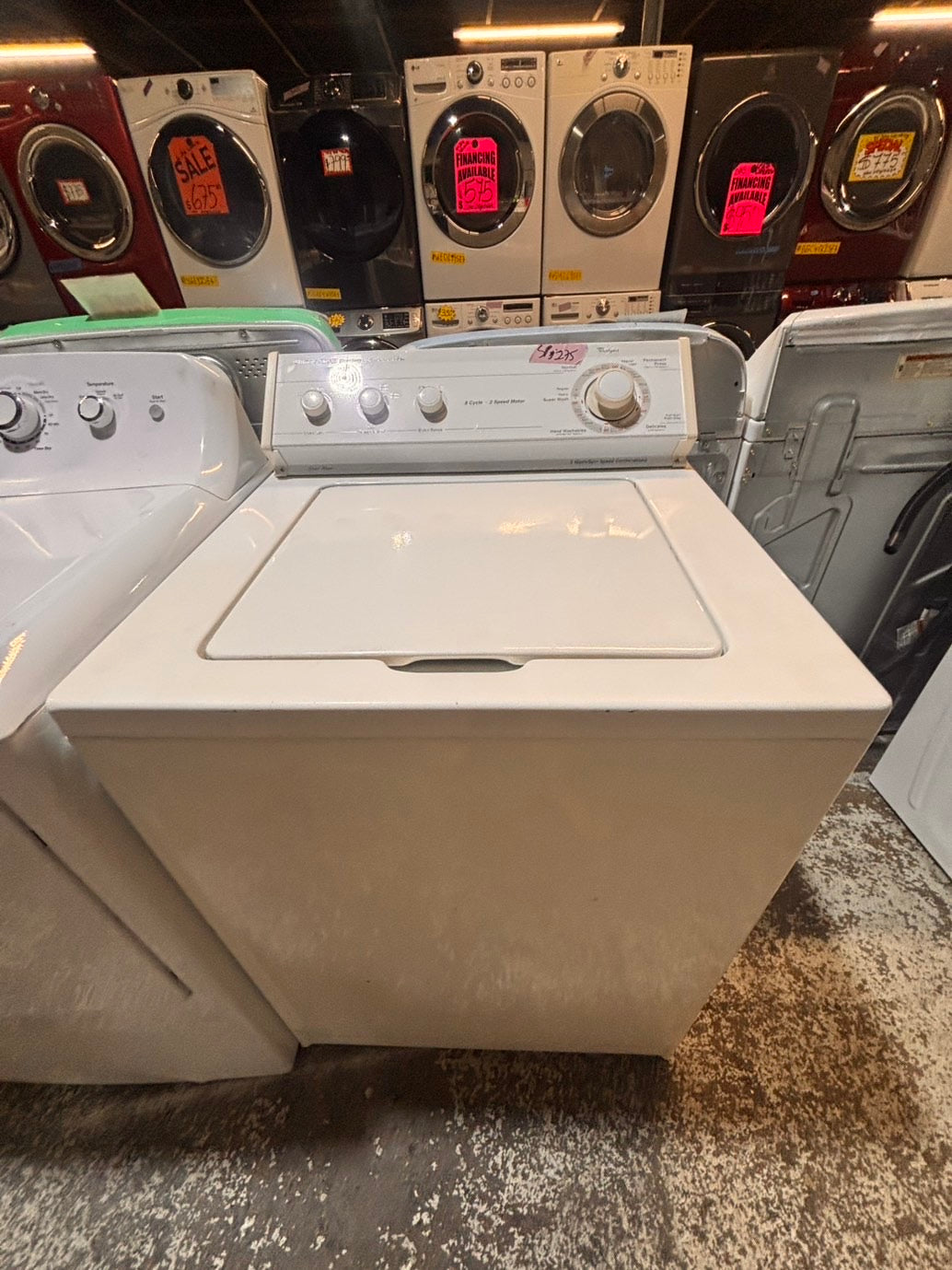 >*sale🎈whirlpool Top load washing machine w agitator 27" in good condition,used-Refurbished #TWZ626B