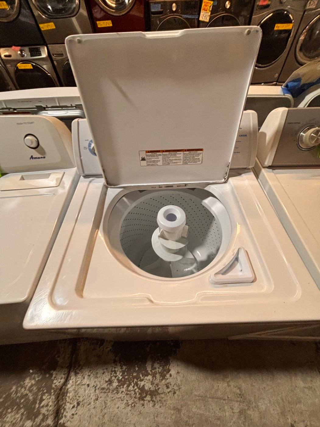 >*sale🎈Amana heavy duty Top load washing machine w agitator 27" in good condition,used-Refurbished #TAW126B