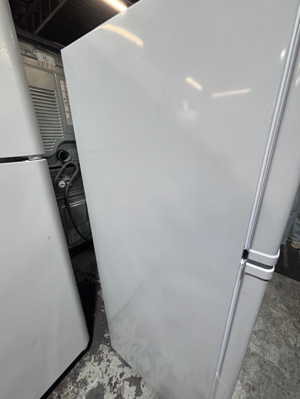 >*top freezer refrigerator stainless steel 24" refurbished #RSA1DB