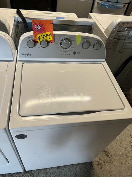 - 💥FLASH SALE⚡️Whirlpool Top load washing machine side x side large capacity w agitator 27" Refurbished #WS222B
