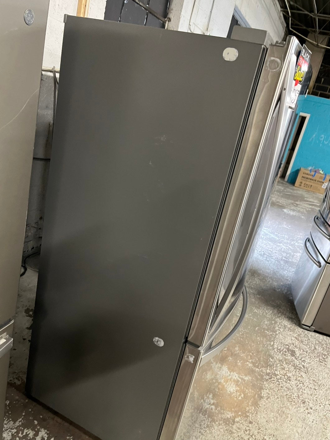 *🔥Black Friday Deal🔥Used | Refurbished Kenmore 33 bottom freezer refrigerator w/ iced maker stainless steel 33" #RFK4567