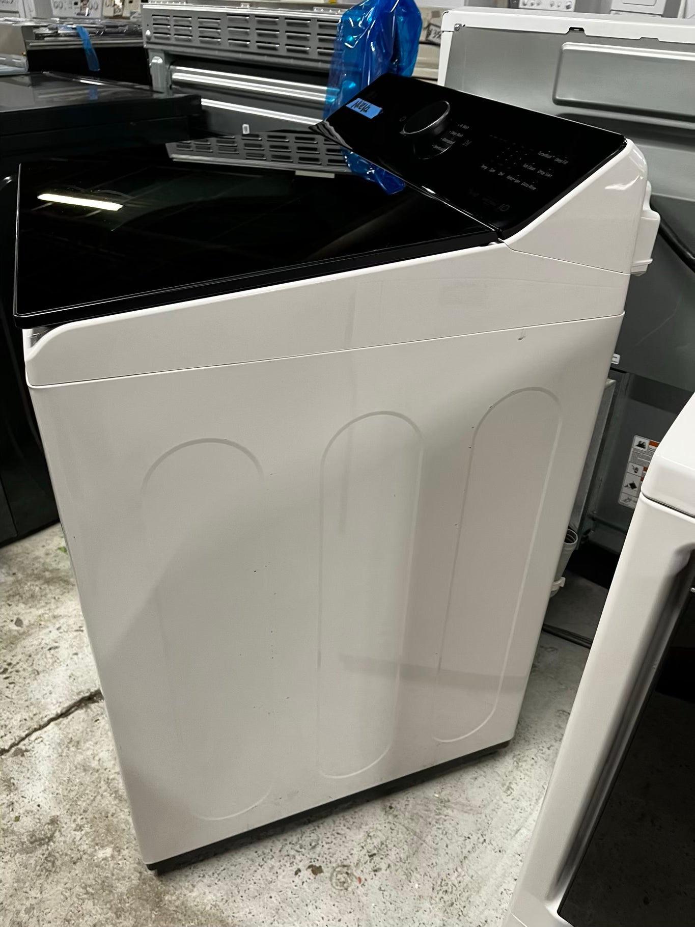 ~ Open Box 📦 - scratch & dent 5.5 cu. ft. Mega Capacity Smart Top Load Washer with Impeller, EasyUnload™ & AI Sensing & 7.3 cu. ft. Ultra Large Capacity Rear Control Electric Dryer with LG EasyLoad™ Door - stock number #WD8853NB