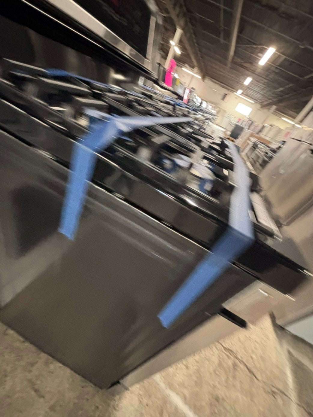 >LG Gas range 5 burner convection oven bake ,broil Hi/Lo self clean in stainless steel used-Refurbished 30” #SGZQ99B