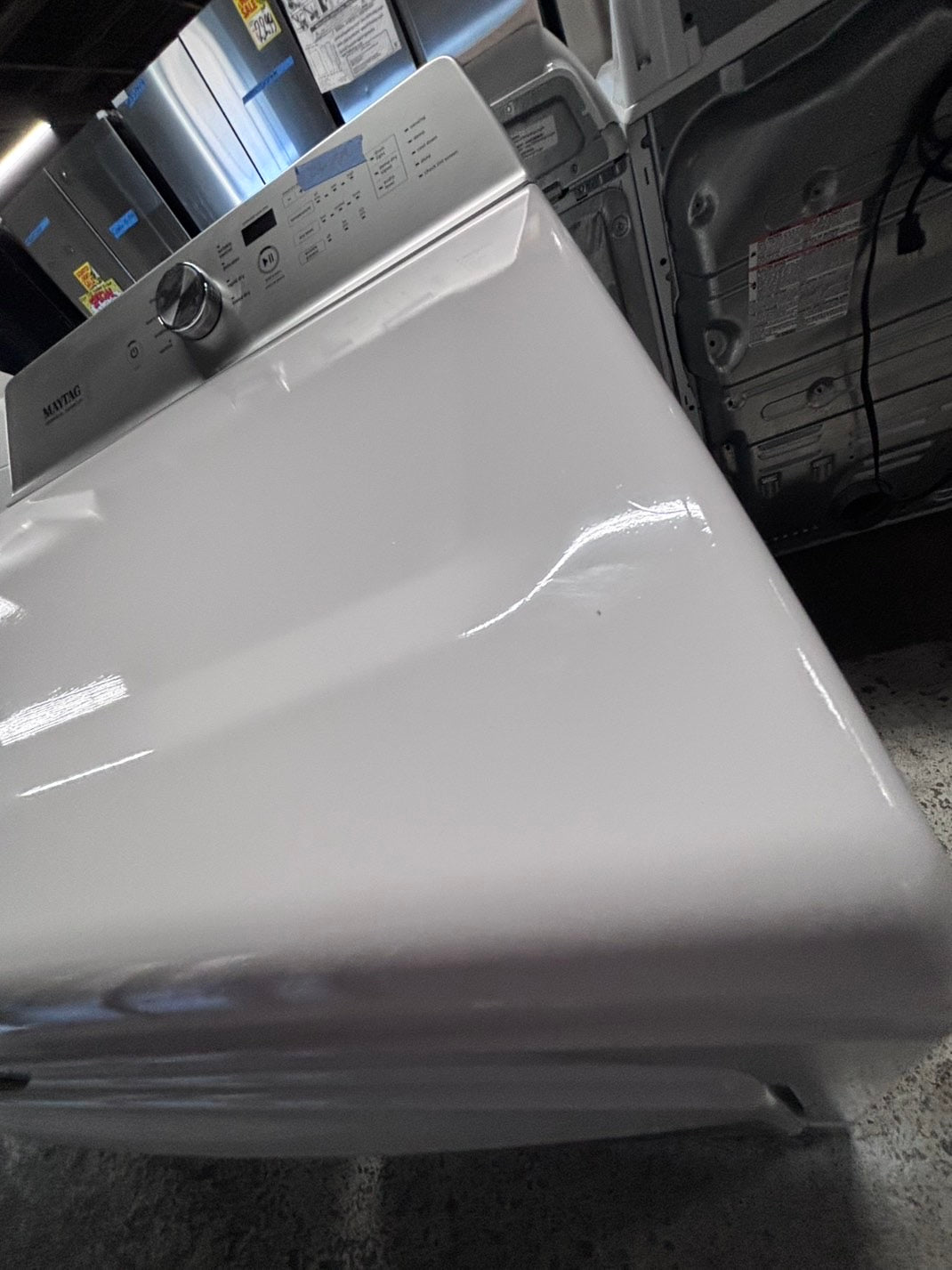 >maytag side x side extra large capacity electric 220v dryer   27” used -Refurbished #MG78D8B