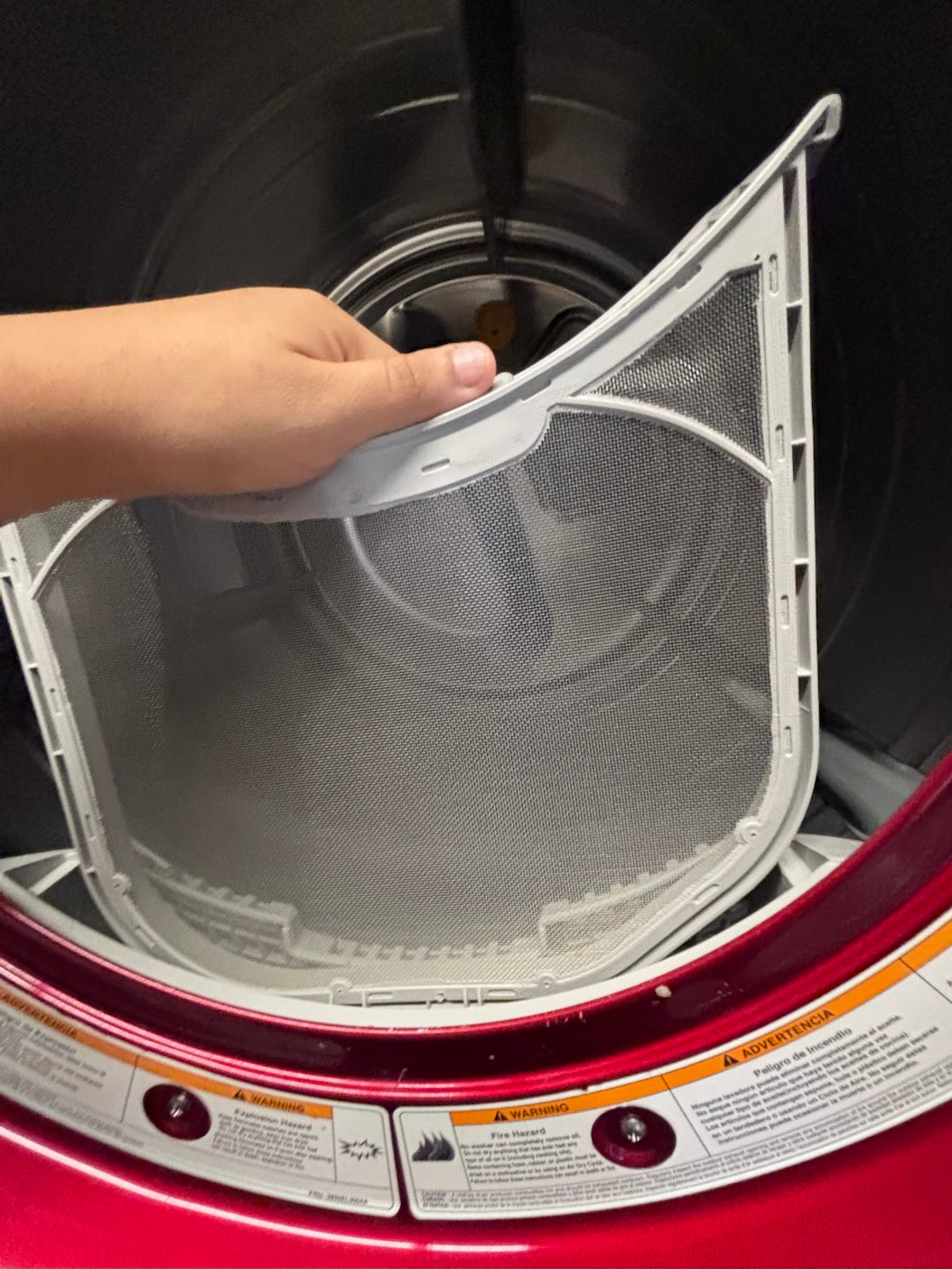 }special 🔥LG washer large capacity& GAS dryer steam set front load stackable or side by side red  27” in used-Refurbished #FWU34VBSET
