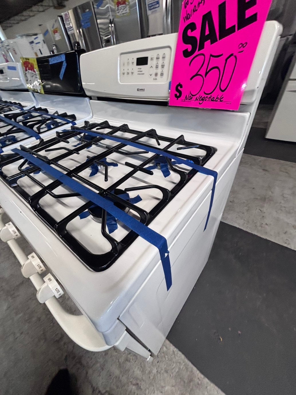 >*special🔥kenmore Gas range 5 burner  bake ,broil Hi/Lo self clean in used-Refurbished 30” #KGBG664B