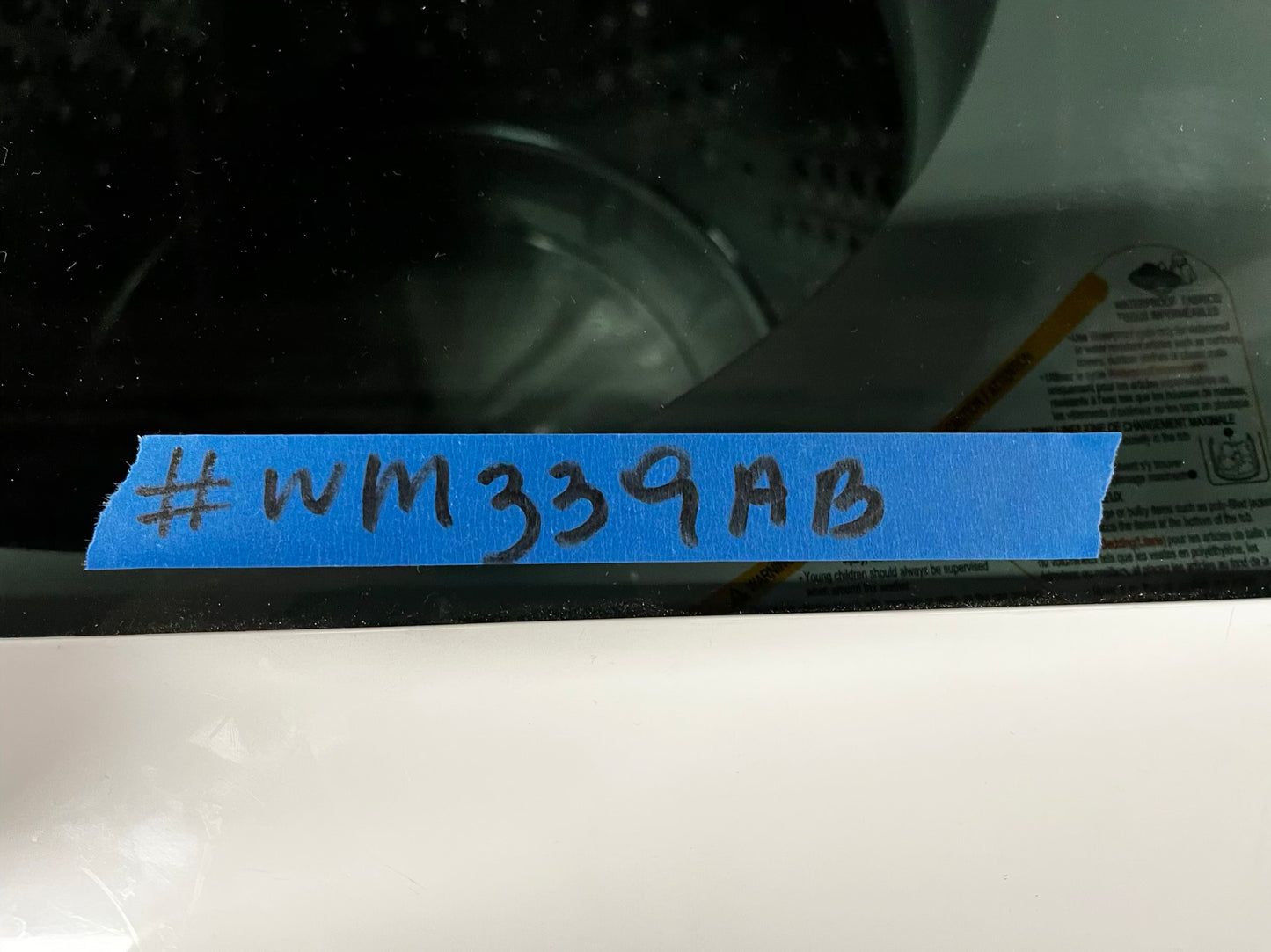 Open Box 📦 scratch & dent - LG High Efficiency 4.8 cu. ft. Mega Capacity Smart Top Load Washer with 4-Way® Agitator, EasyUnload™ & AI Sensing Stock number #WM339AB
