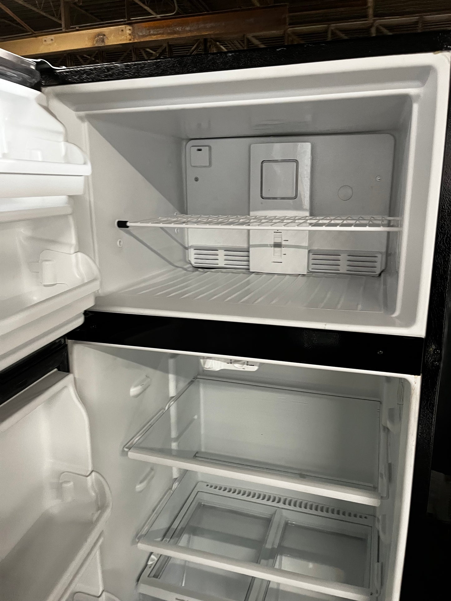 Kenmore top freezer refrigerator stainless steel  used refurbished 30” #RF7431B