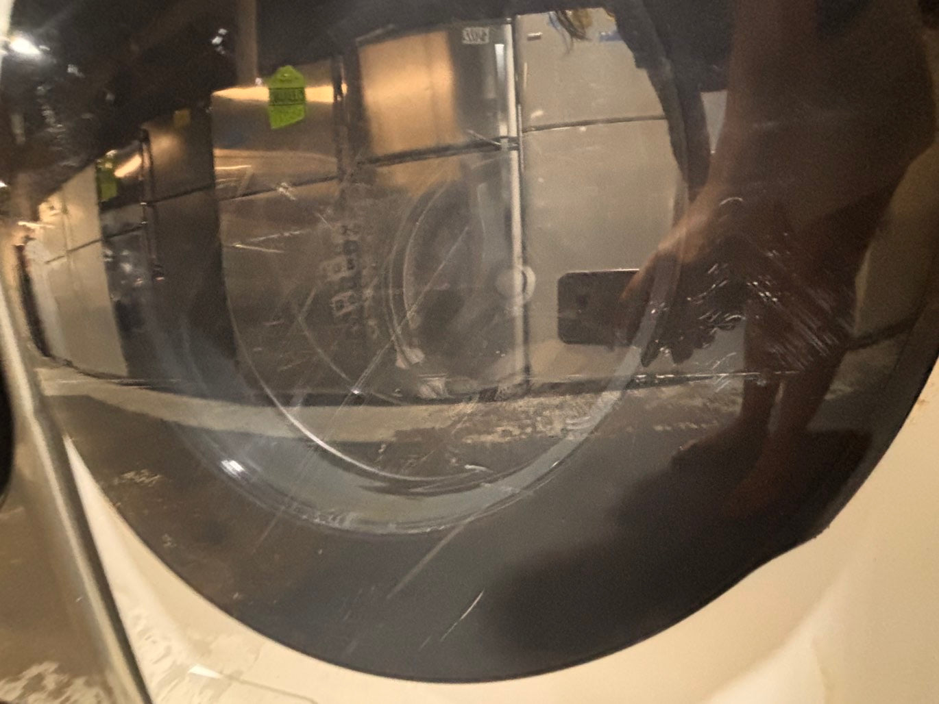 >*Samsung steam washer 4.5 cu large capacity white color  used, refurbished   #WDW88B