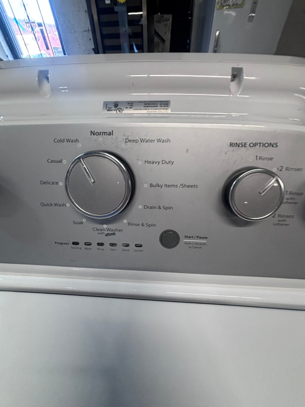 >>whirlpool top load washer large capacity with removable agitator  & electric dryer 220v mix & match set top load side by side #MTLQW5B