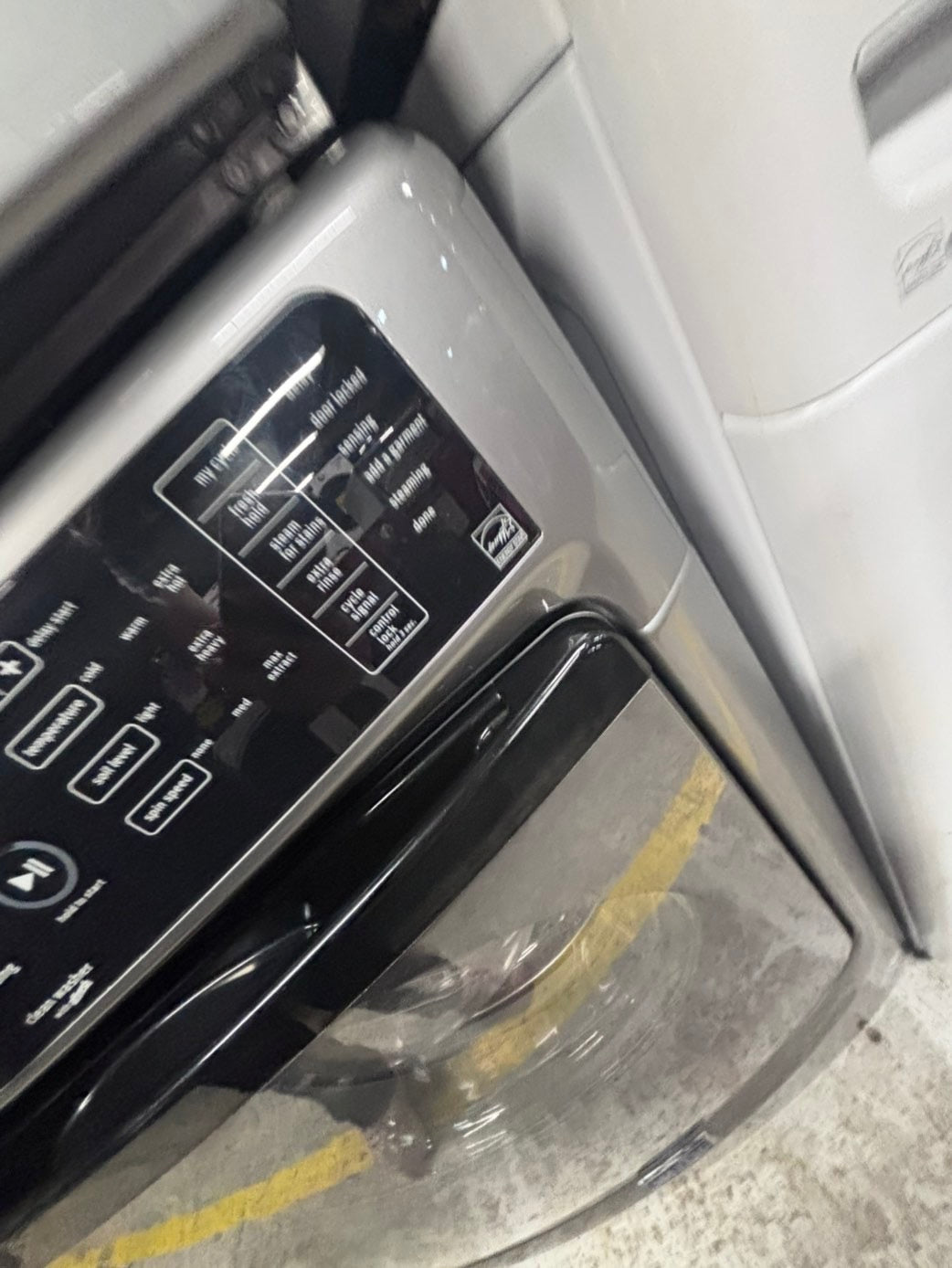 >*maytag white washer 4.5cu. ft. Large capacity, in great condition 27” stackable or side by side  used-refurbished  #FWH846B