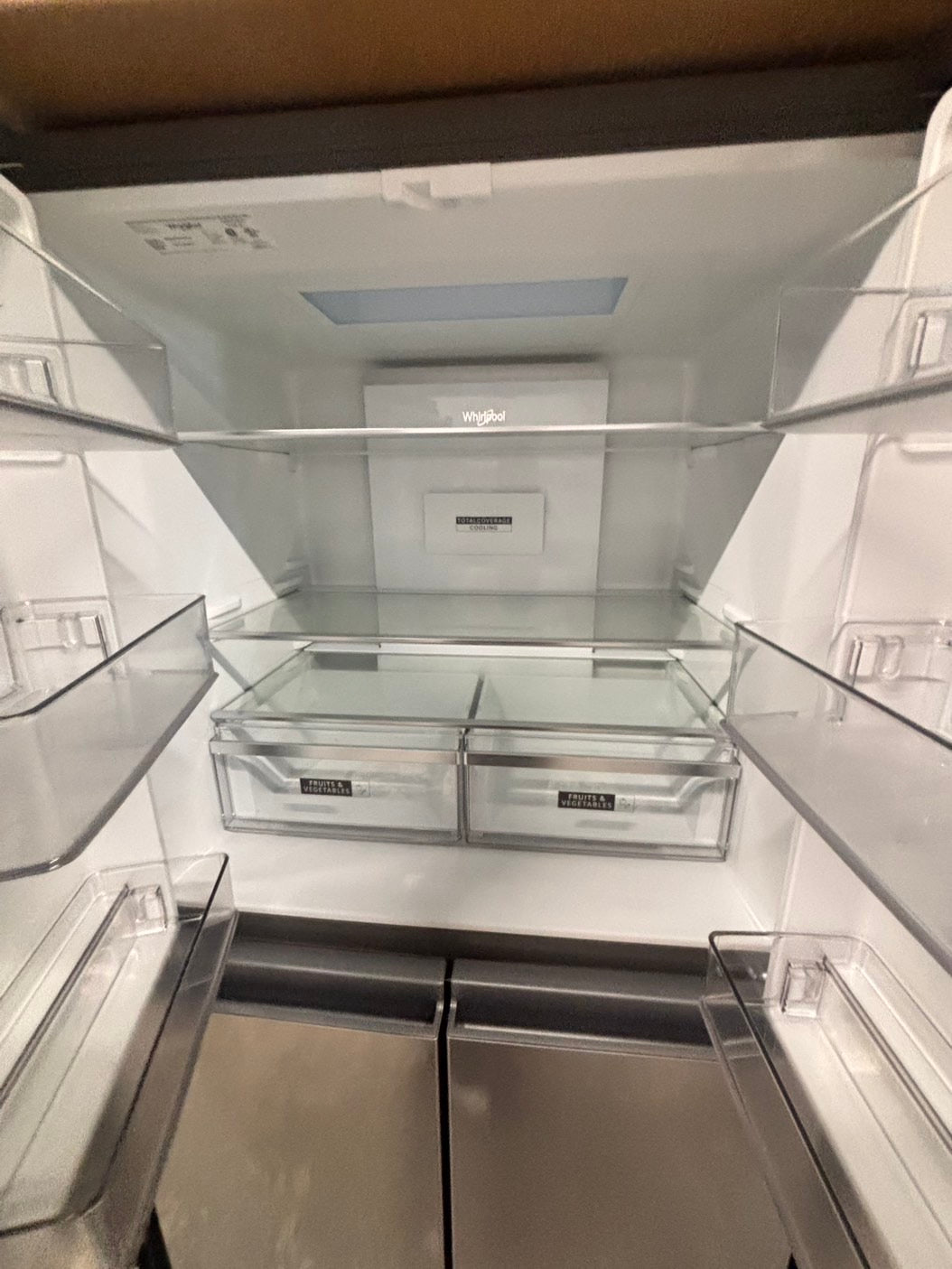 >Special 🎈4pc. Mix & match  Combo new open box costumer return -counter depth french door refrigerator whirlpool 36” w/ice maker inside gas range whirlpool five burners ,new open box over the range microwave GE & new open box dishwasher beko #RFWQ63PC