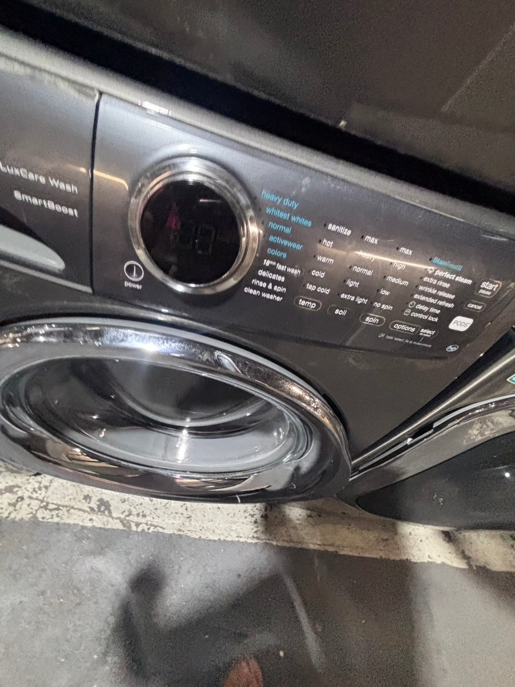 >* special 🔥Electrolux large capacity washer & dryer set electric 220v front load stackable or side by side - sensor dry in gray  #ELT8SET