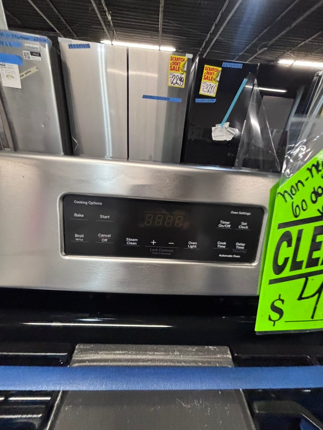 >*Sale🔥GE Gas range 5 burner convection oven bake ,broil Hi/Lo self clean in stainless steel used-Refurbished 30” #GSG786B