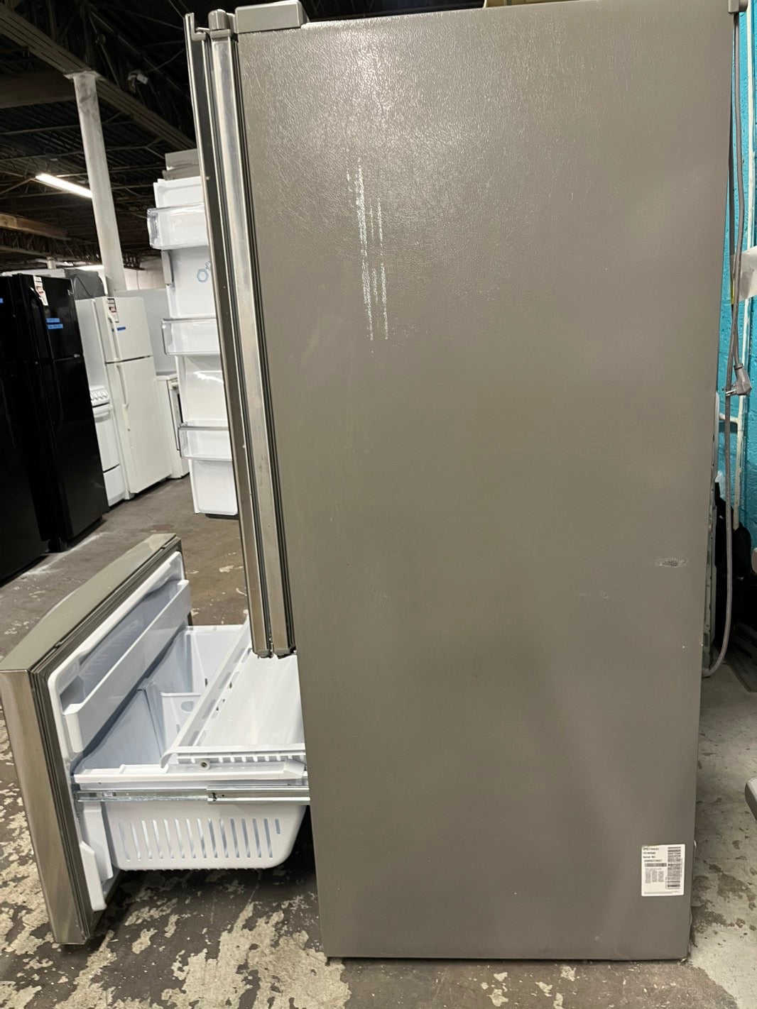 Used Refurbished LG in Door french door showcase refrigerator stainless steel w/ice & water dispenser 36" #RFLG45B