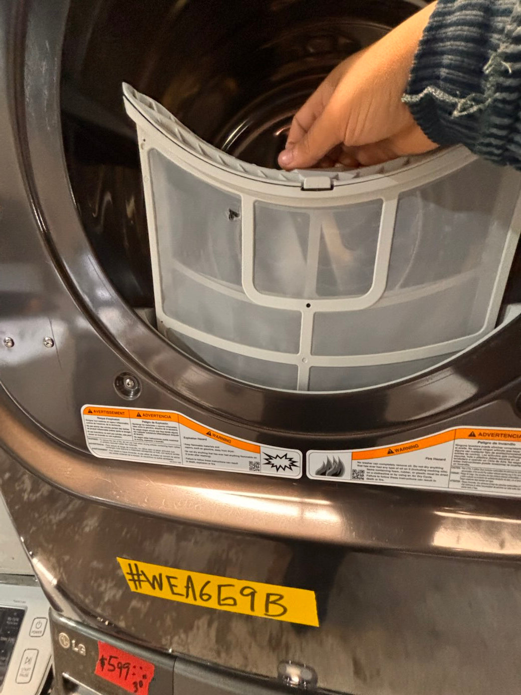 }}special 🔥Gas ,LG washer & dryer mix & match set GAS front load jumbo size stackable stainless steel drum 29" used,Refurbished working 💯 with warranty #WDG306RB
