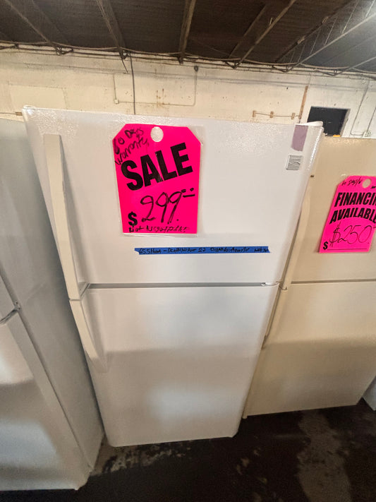 >sale🎈Kenmore 30”18cu.ft -top freezer refrigerator white color              -used refurbished 30” #P2RW6B