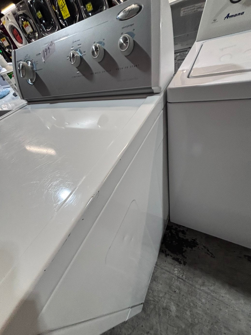 >*whirlpool side x side extra large capacity electric 220v dryer   27” used -Refurbished #WED55B