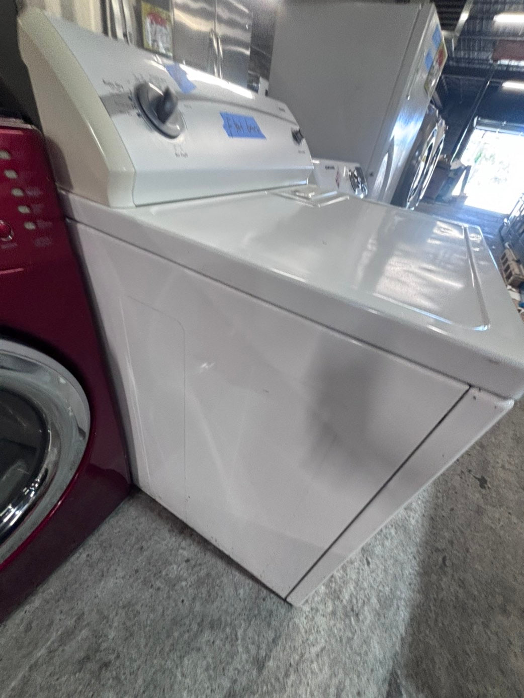 >*kenmore  flat back side x side extra large capacity electric 220v dryer  29” wide.    26”in Depth ,used -Refurbished #EDZN55B