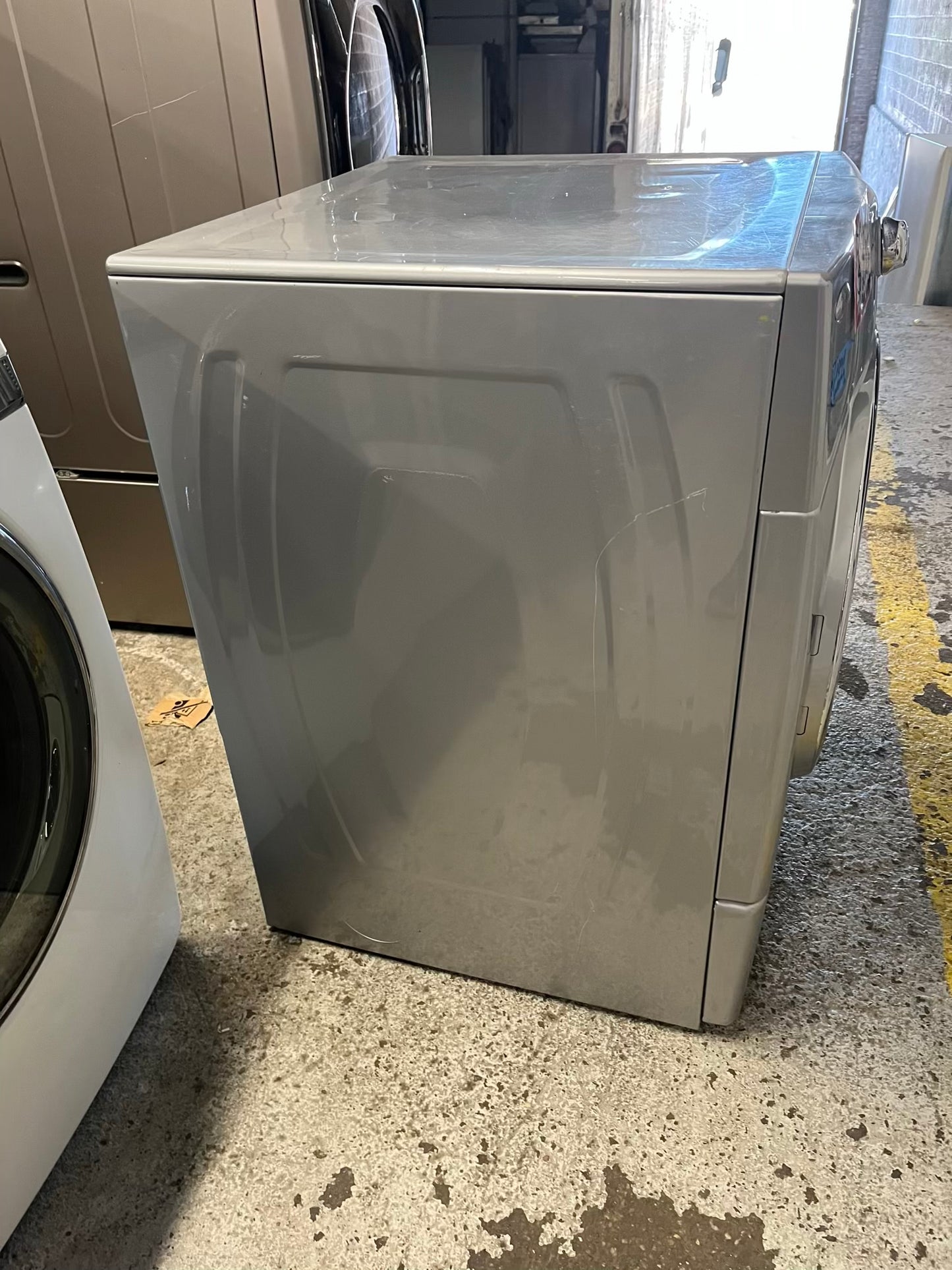 Whirlpool duet steam cycle electric 220v dryer front load stainless steel large capacity 27" #ED291CB