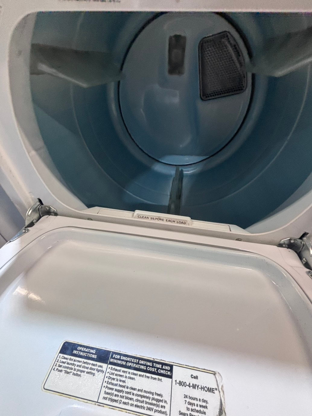 >*special🔥Kenmore 27” large capacity electric dryer 220v side by side used-refurbished #KE27G2B