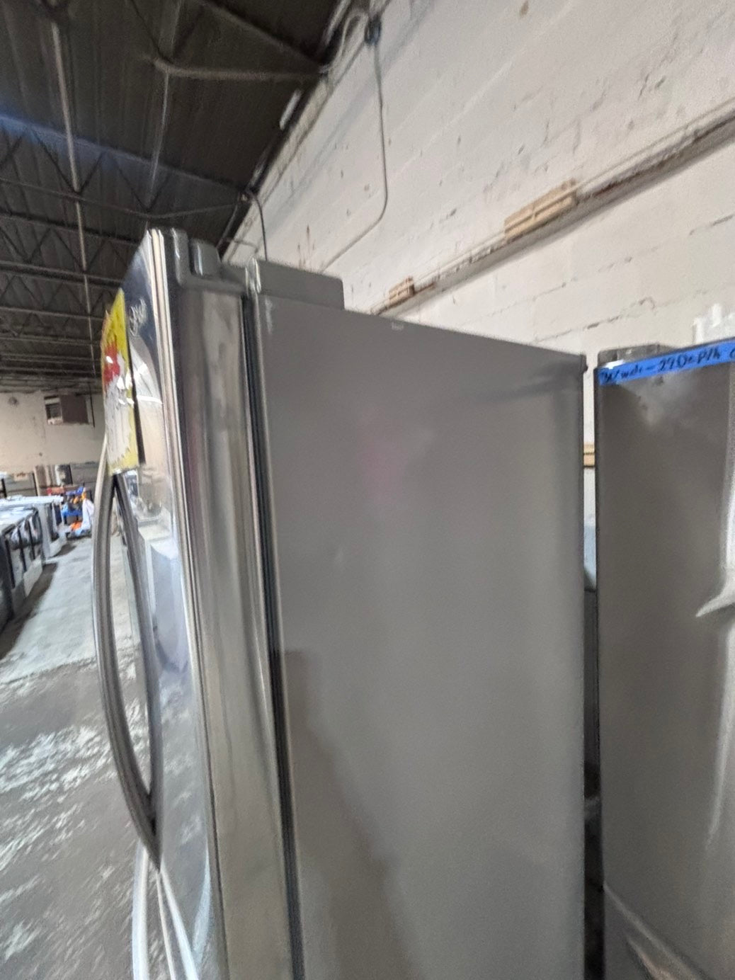 >>special price 💥LG  French door Refrigerator counter depth stainless steel w/ ice water dispenser great condition 36" used-refurbished #KVVF14B
