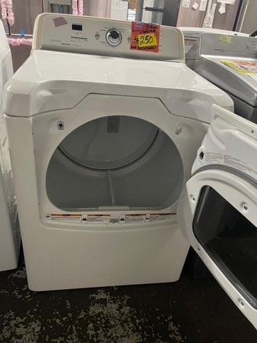 - Maytag Bravos Large Capacity Top load electric 220v  dryer side x side Refurbished #EDLCB