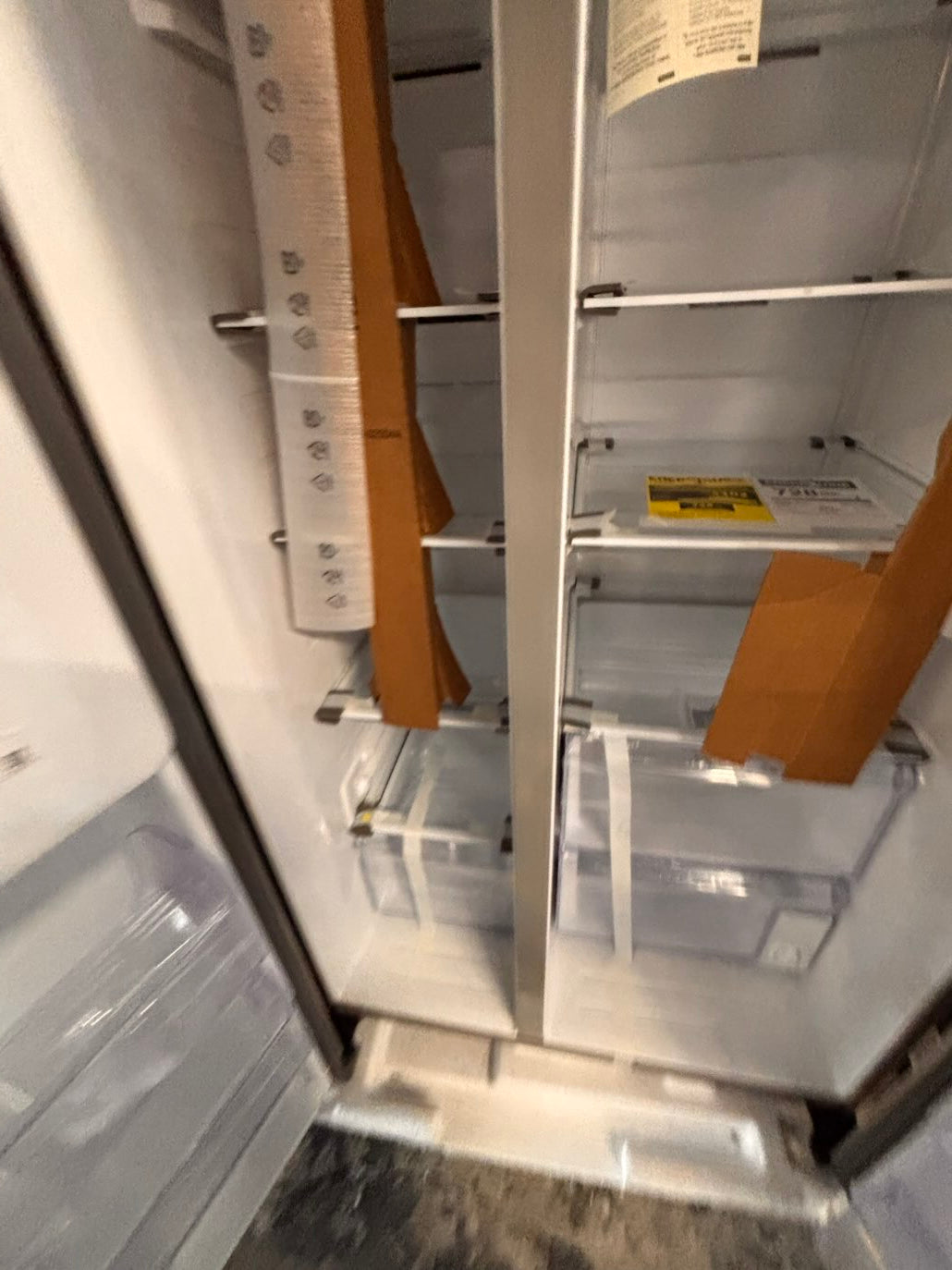 }}New open box 📦 Samsung - 26cu. ft. Side-by-side full size fridge Stainless Steel
#FS26AGTB