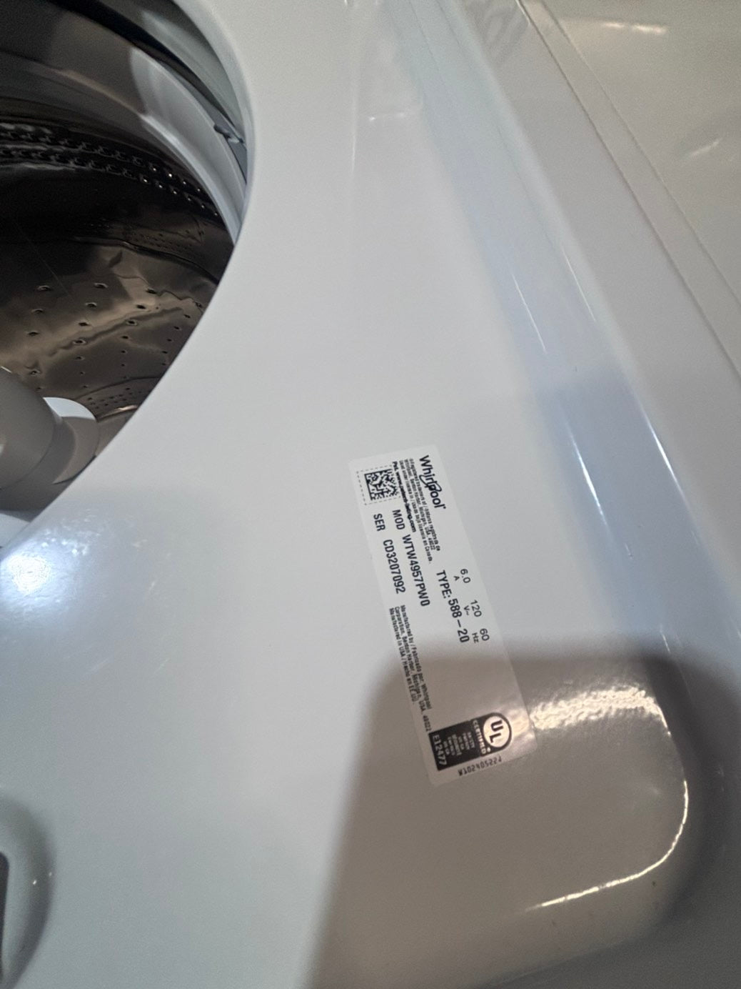 >>whirlpool top load washer large capacity with removable agitator  & electric dryer 220v  set top load side by side #MSR22YB