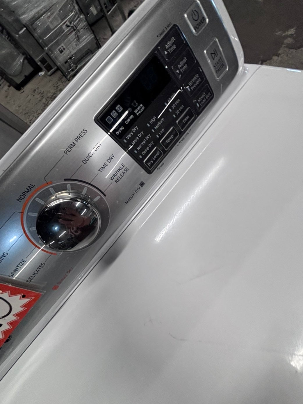 >*Samsung side x side extra large capacity electric 220v dryer   27” used -Refurbished #SSAG65B