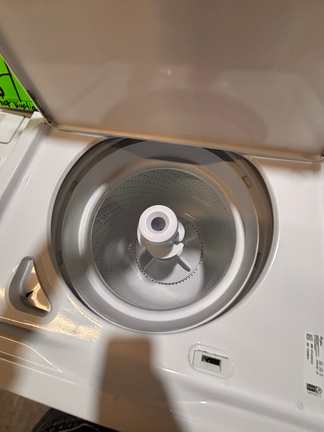 }}whirlpool top load washer with removable agitator large capacity & electric dryer 220v  set top load side by side used , refurbished working 💯  with warranty #TS741YB