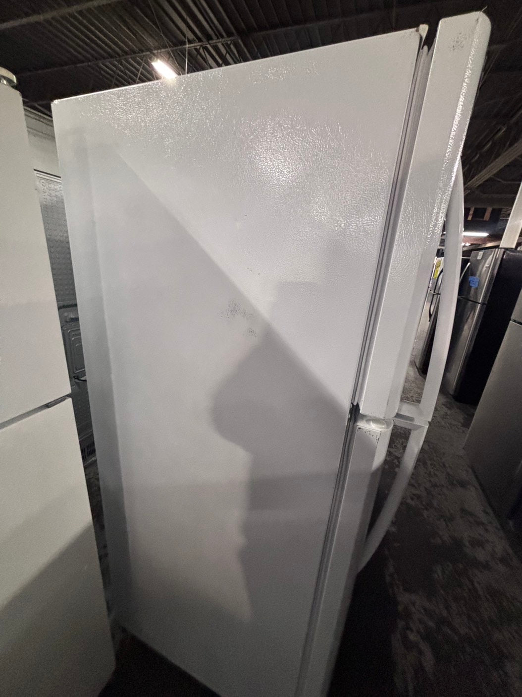 >Frigidaire 21cu.ft -top freezer refrigerator white used refurbished 30” #RFKWHB