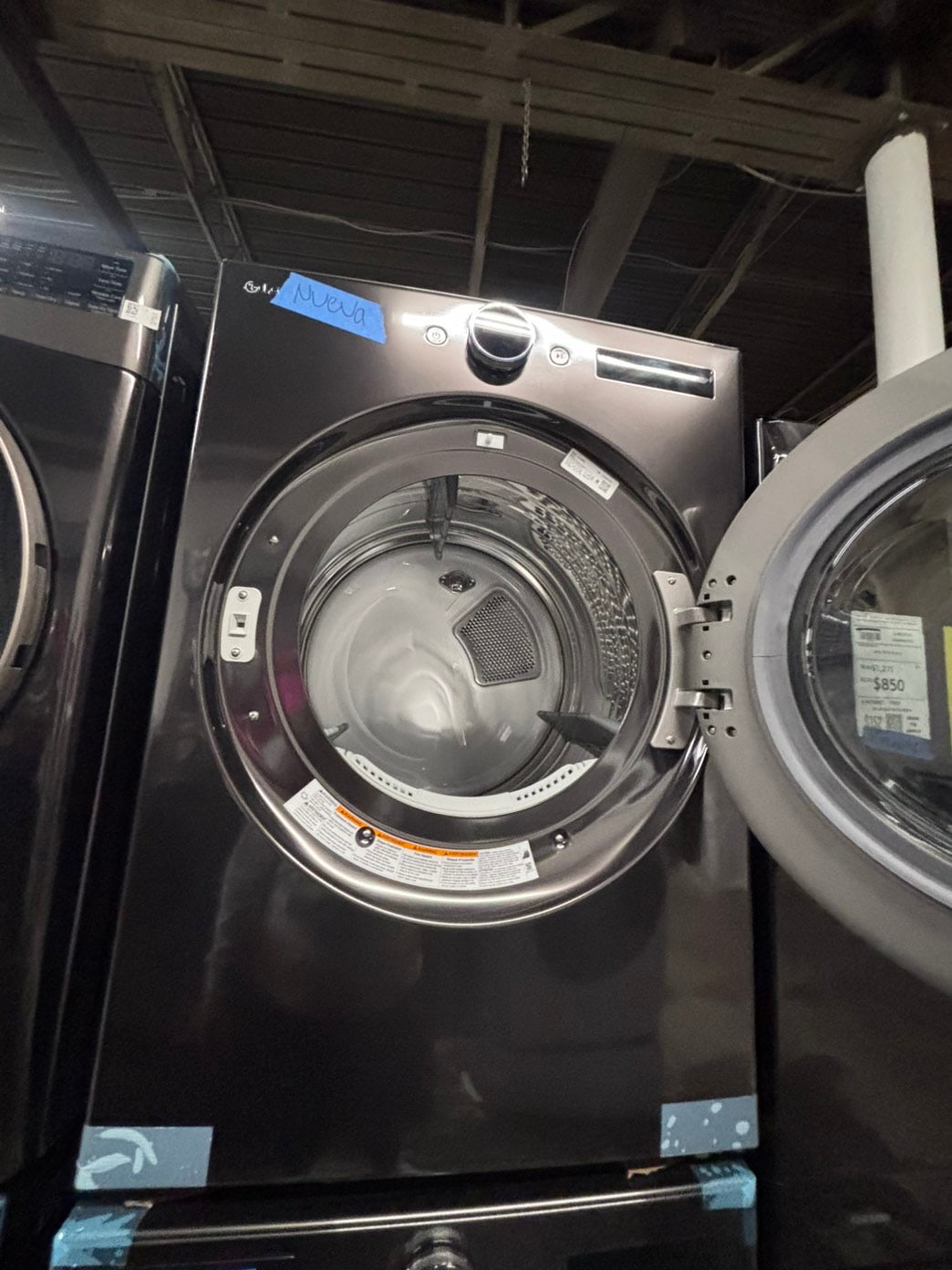 >>LG 6700 Series Black Steel Front Load Washer & Electric Dryer Package includes LG 5.0 Cu. Ft. Black Steel Front Load Washer and LG 7.4 Cu. Ft. Black Steel Front Load Electric Dryer #WD67001CB