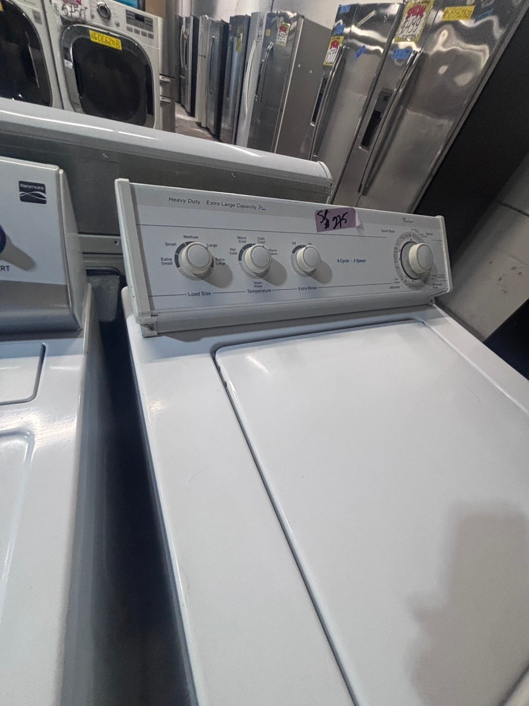 >*sale🎈whirlpool Top load washing machine w agitator 27" in good condition,used-Refurbished #TWF66B (Copy)