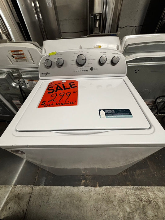 Used  Whirlpool 3.5 cu. ft. Top Load Washer has a Deep Water Wash option that fills the porcelain tub wash basket with more water to help break down loose soils. It also has a heavy-duty cycle for deep stain #W945JB