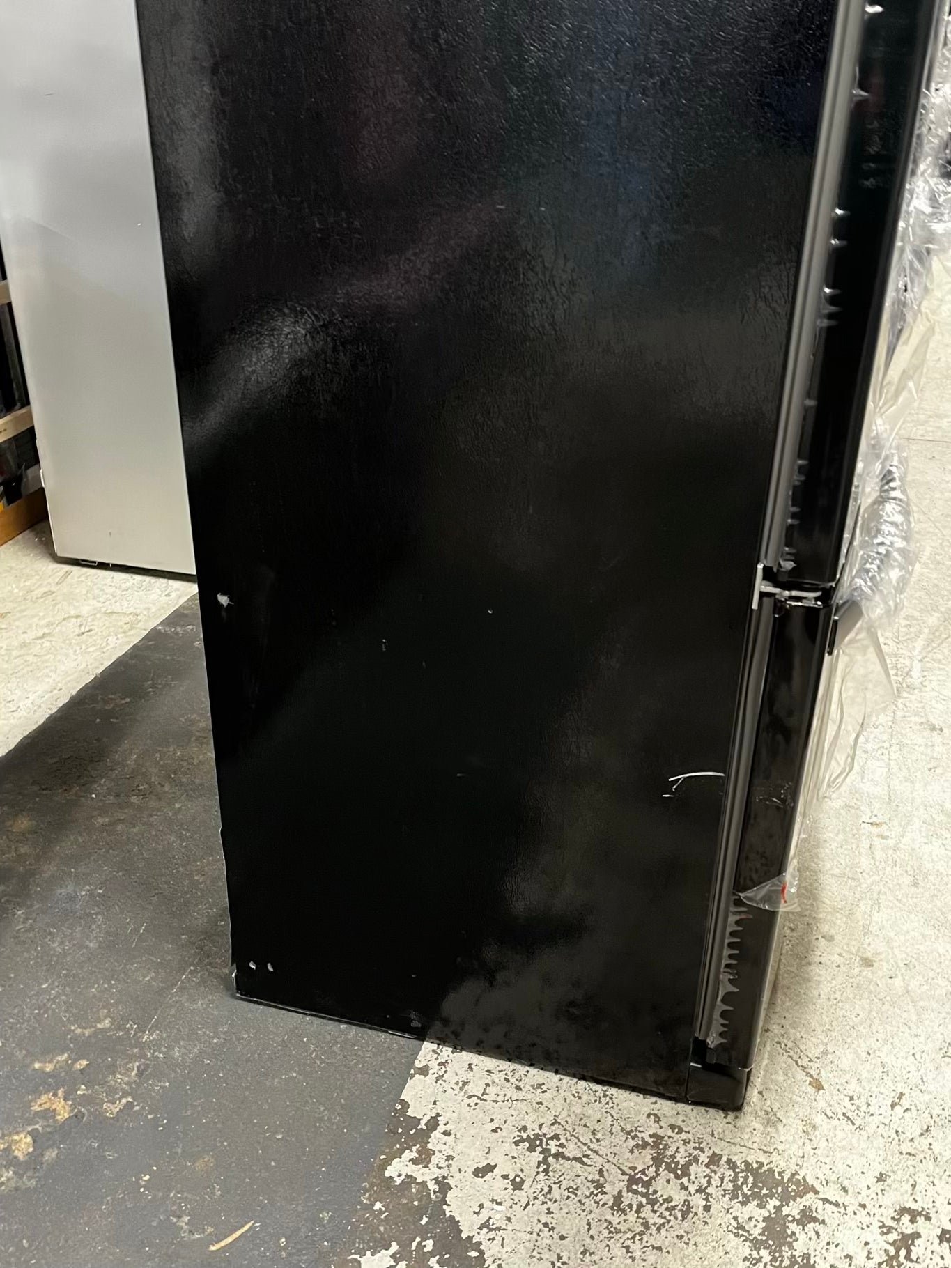 ~ ⚡️ Black Friday 🎉 Open Box 📦 scratch & Dent 36 in. 20 cu. ft. Counter Depth French Door Bottom Mount Refrigerator in Black with Elevated Deli Drawer Stock number #RF10934AB