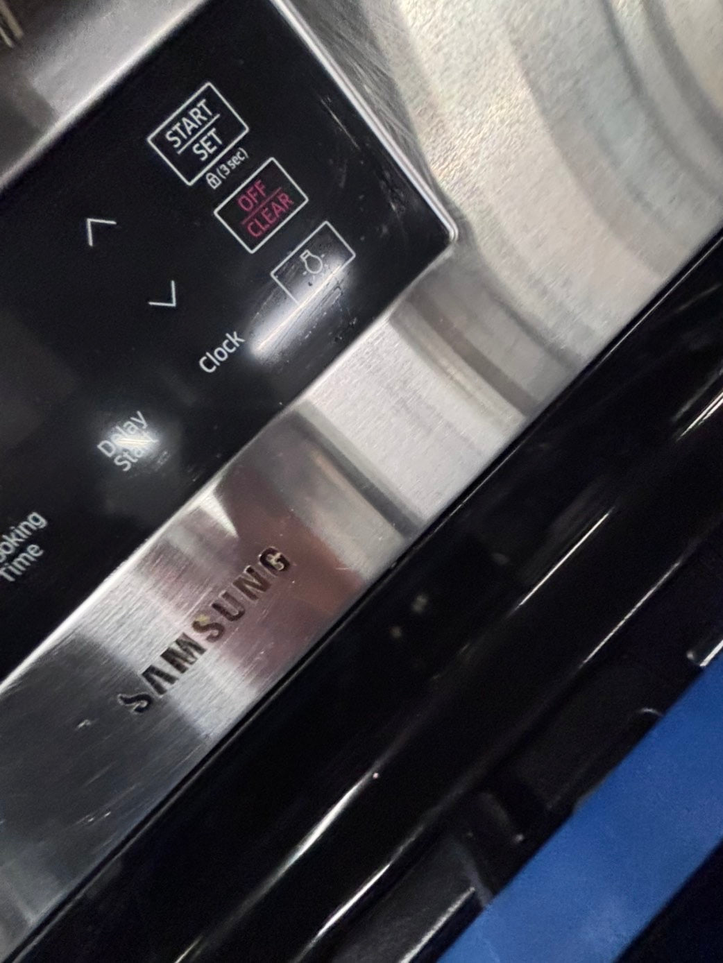 >>samsung Gas range 5 burner convection oven bake ,broil Hi/Lo self clean in stainless steel used-Refurbished 30” #SGQ51SB