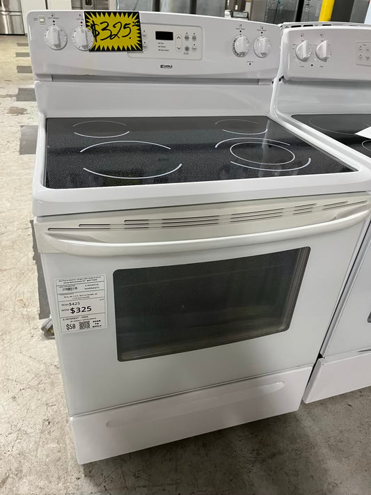 Kenmore electric range 220v bake broil in white Refurbished 30" #ER174HB