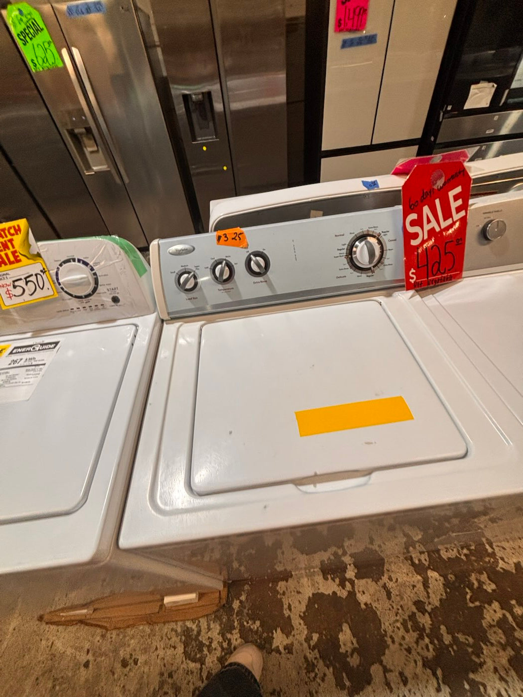 }}whirlpool top load washer with removable agitator large capacity & electric dryer 220v  set top load side by side used, refurbished working 💯  with warranty  #TSTR1YB